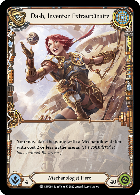 Image of Dash, Inventor Extraordinaire [CRU098] (Crucible of War)  1st Edition Normal