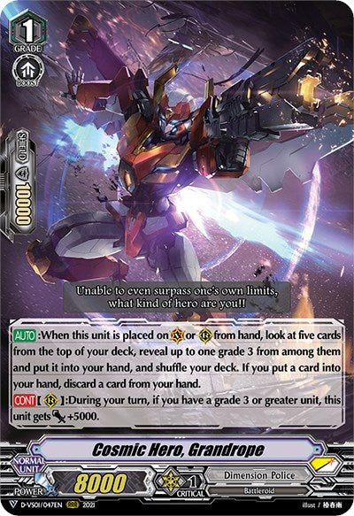 Image of Cosmic Hero, Grandrope (D-VS01/047EN) [V Clan Collection Vol.1]