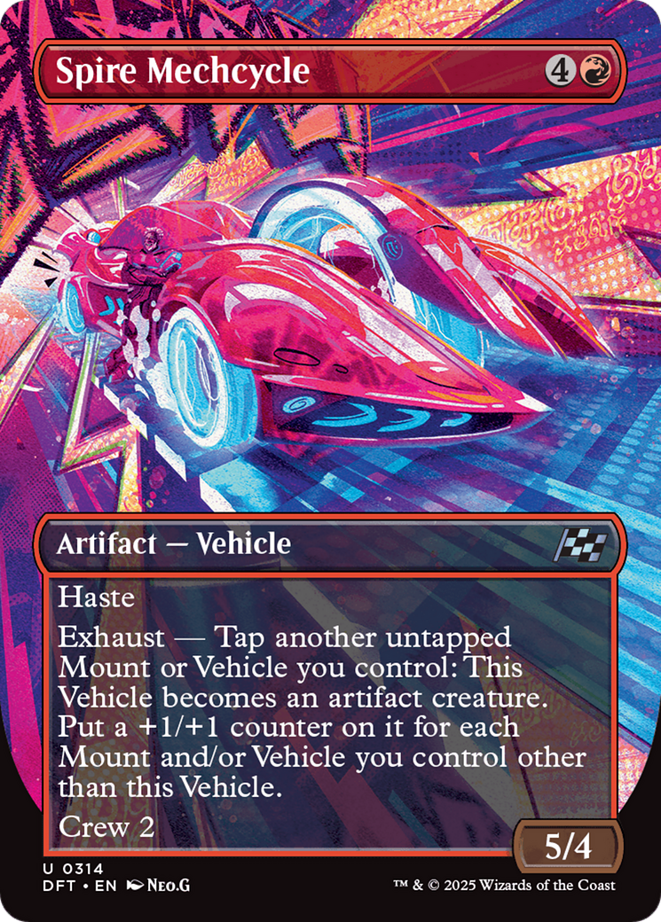 Image of Spire Mechcycle (Borderless) [Aetherdrift]