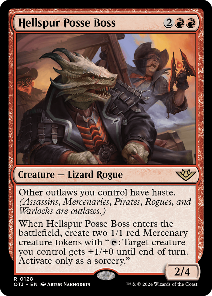 Image of Hellspur Posse Boss [Outlaws of Thunder Junction]