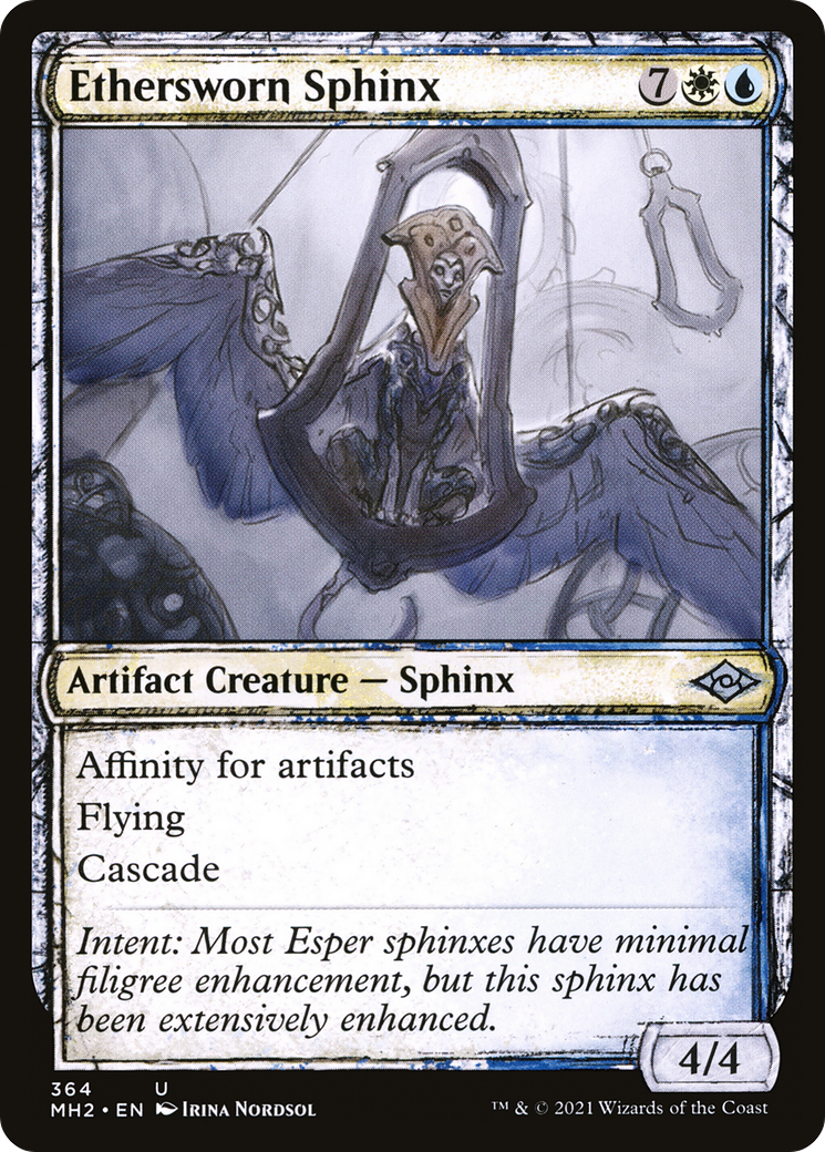 Image of Ethersworn Sphinx (Sketch) [Modern Horizons 2]