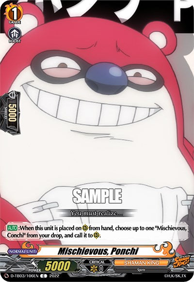 Image of Mischievous, Ponchi (D-TB03/106EN) [Shaman King]