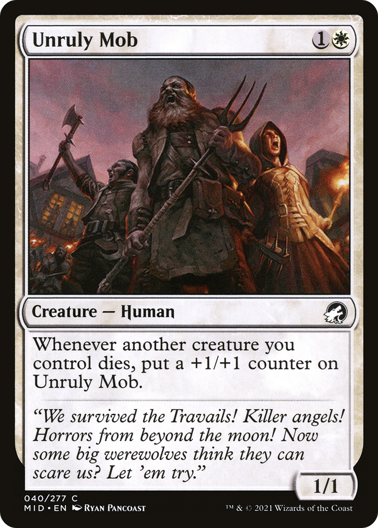 Image of Unruly Mob [Innistrad: Midnight Hunt]