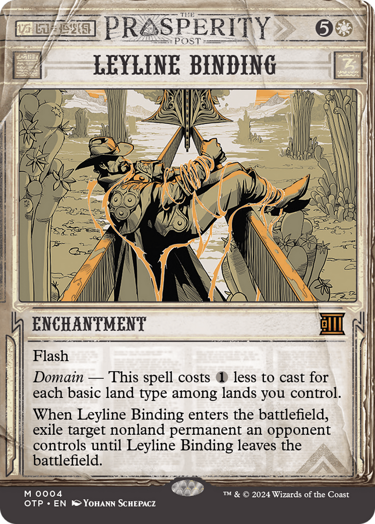 Image of Leyline Binding [Outlaws of Thunder Junction: Breaking News]