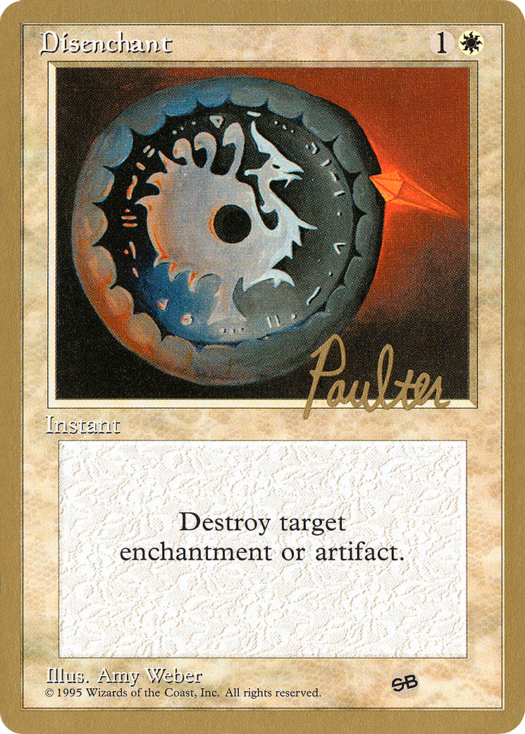 Image of Disenchant (Preston Poulter) (SB) [Pro Tour Collector Set]