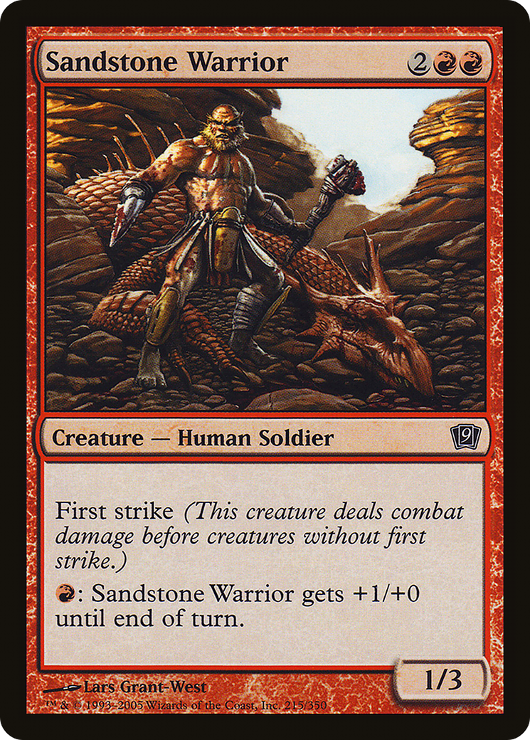 Image of Sandstone Warrior [Ninth Edition]
