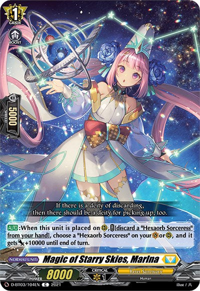 Image of Magic of Starry Skies, Marlna (D-BT03/104EN) [Advance of Intertwined Stars]
