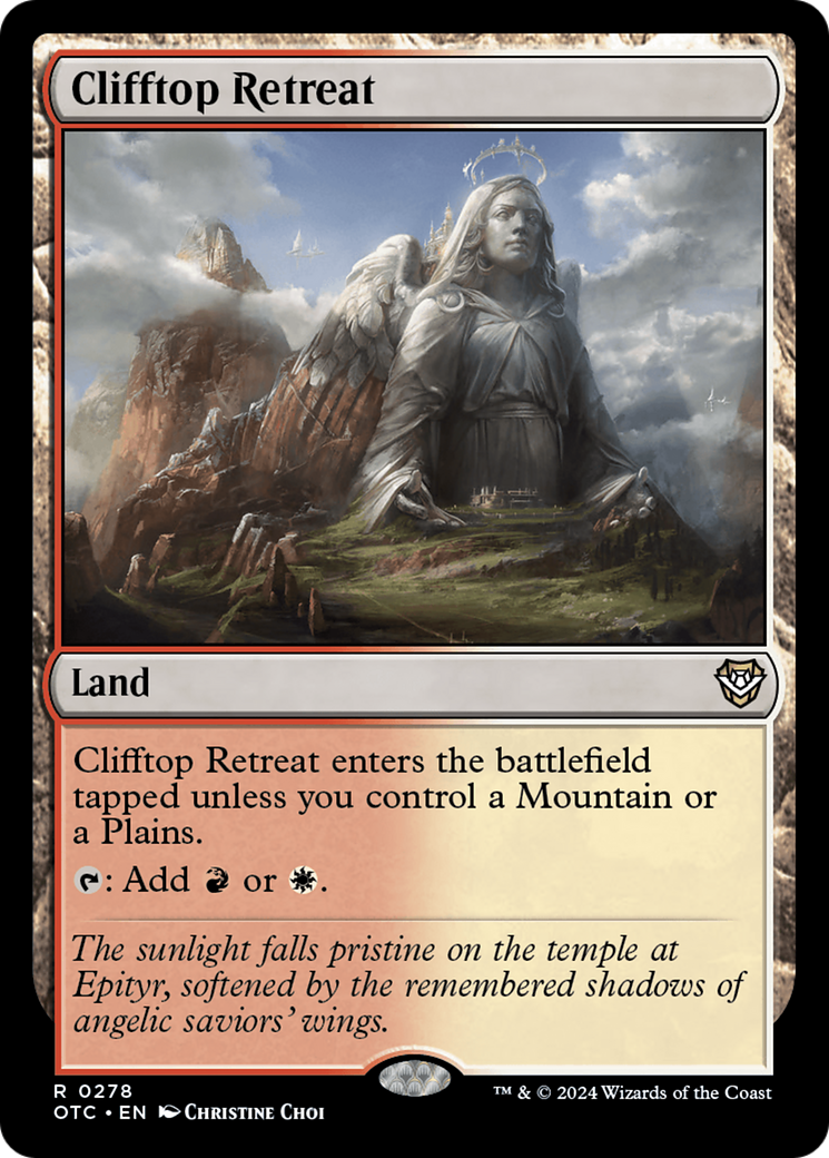 Image of Clifftop Retreat [Outlaws of Thunder Junction Commander]