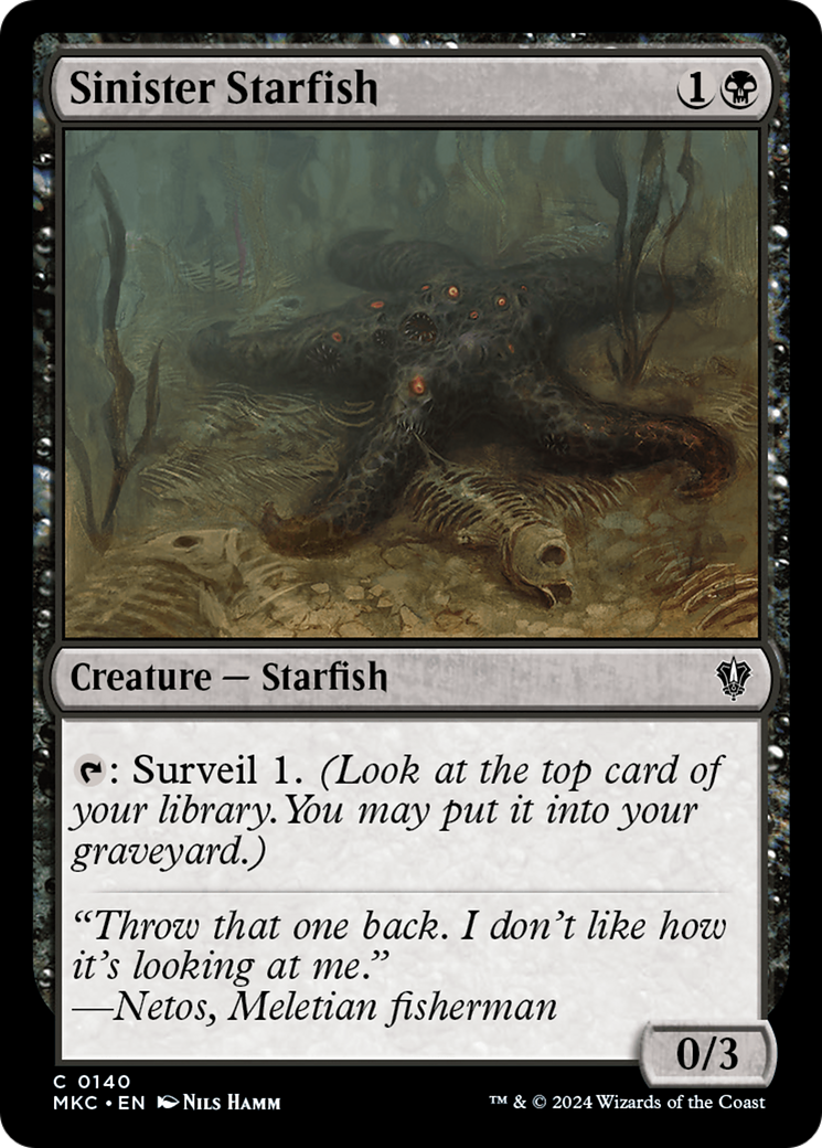 Image of Sinister Starfish [Murders at Karlov Manor Commander]