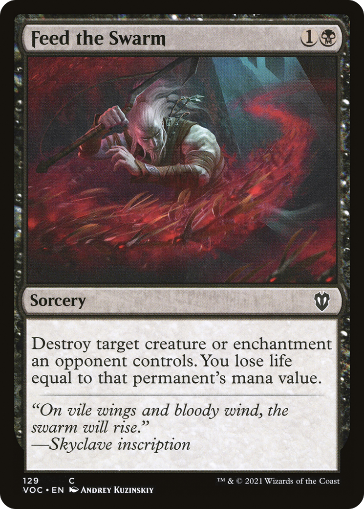 Image of Feed the Swarm [Innistrad: Crimson Vow Commander]
