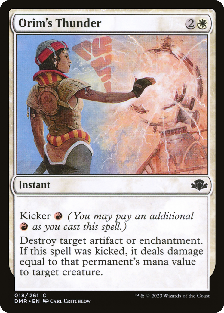 Image of Orim's Thunder [Dominaria Remastered]