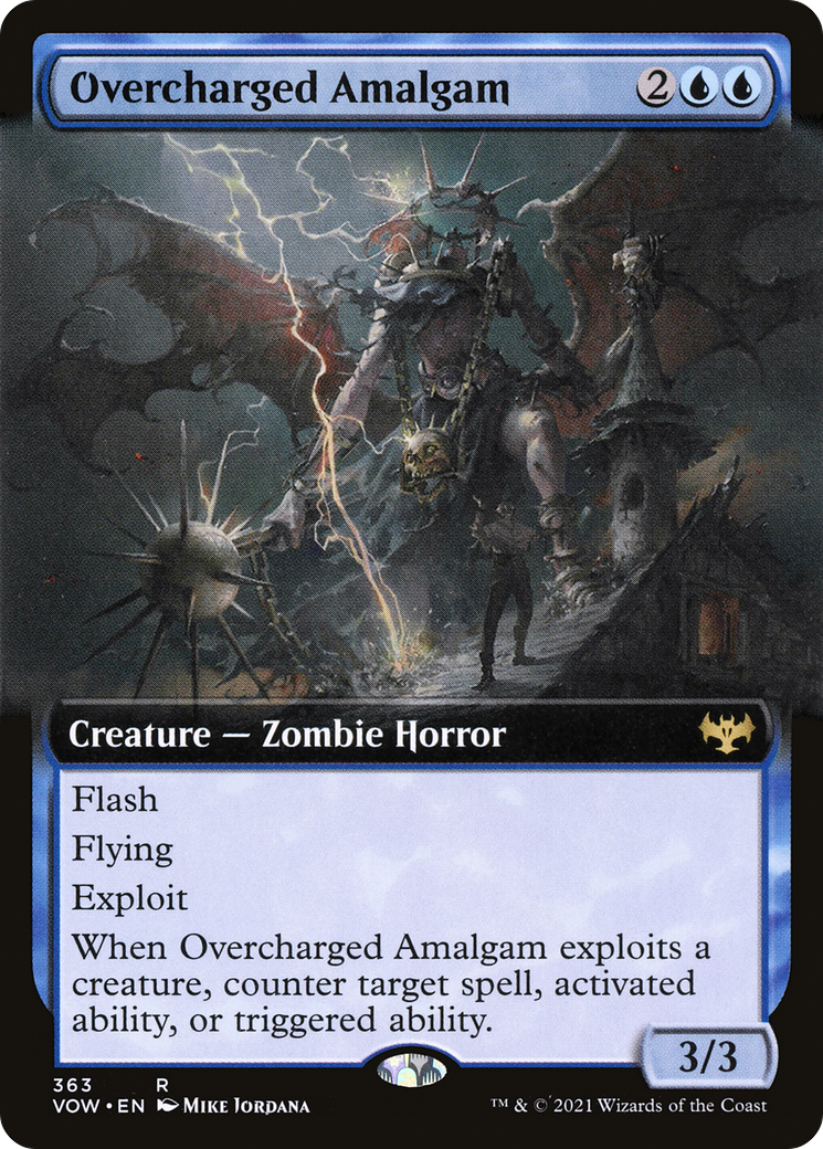 Image of Overcharged Amalgam (Extended Art) [Innistrad: Crimson Vow]