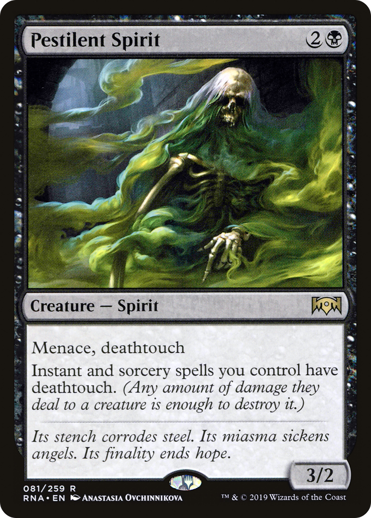 Image of Pestilent Spirit [Ravnica Allegiance]