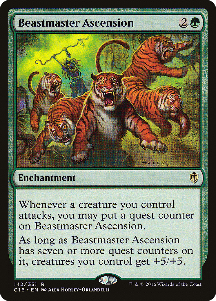 Image of Beastmaster Ascension [Commander 2016]