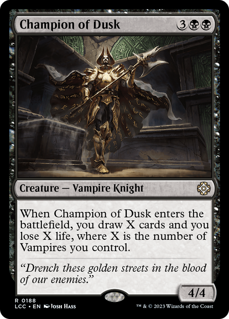 Image of Champion of Dusk [The Lost Caverns of Ixalan Commander]