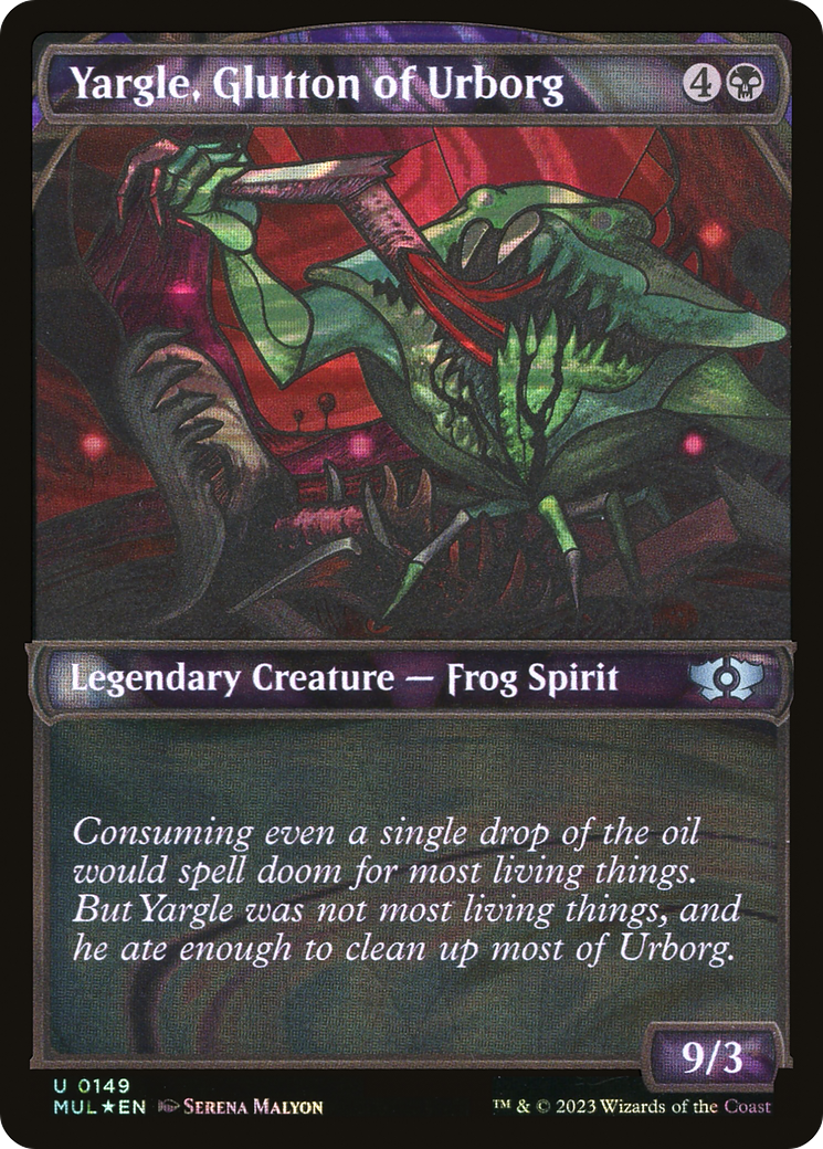 Image of Yargle, Glutton of Urborg (Halo Foil) [Multiverse Legends]