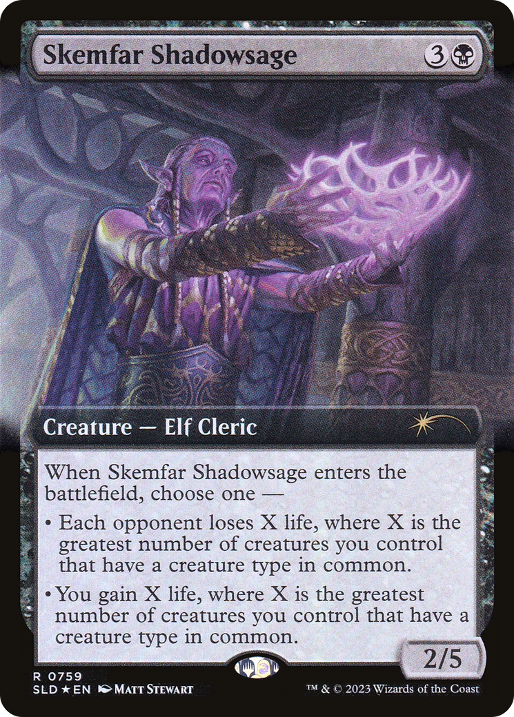 Image of Skemfar Shadowsage (Extended Art) [Secret Lair Drop Series]