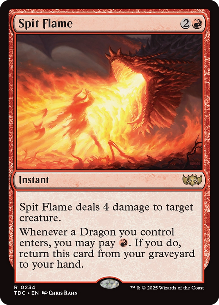 Image of Spit Flame [Tarkir: Dragonstorm Commander]