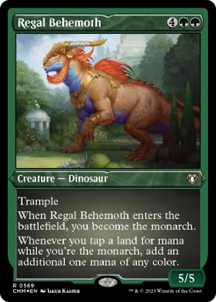 Image of Regal Behemoth (Foil Etched) [Commander Masters]