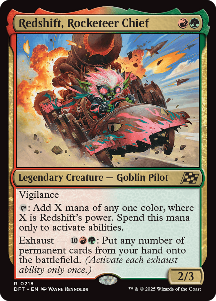 Image of Redshift, Rocketeer Chief [Aetherdrift]
