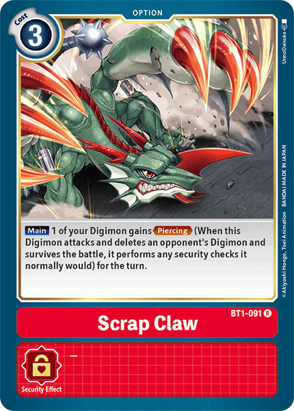 Image of Scrap Claw [BT1-091] [Release Special Booster Ver.1.5]