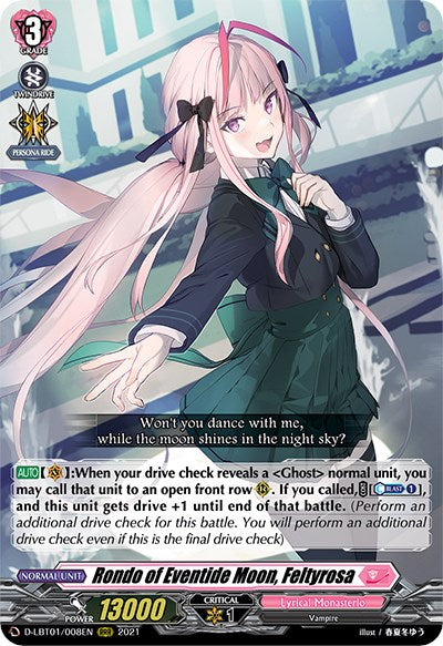 Image of Rondo of Eventide Moon, Feltyrosa (D-LBT01/008EN) [Lyrical Melody]