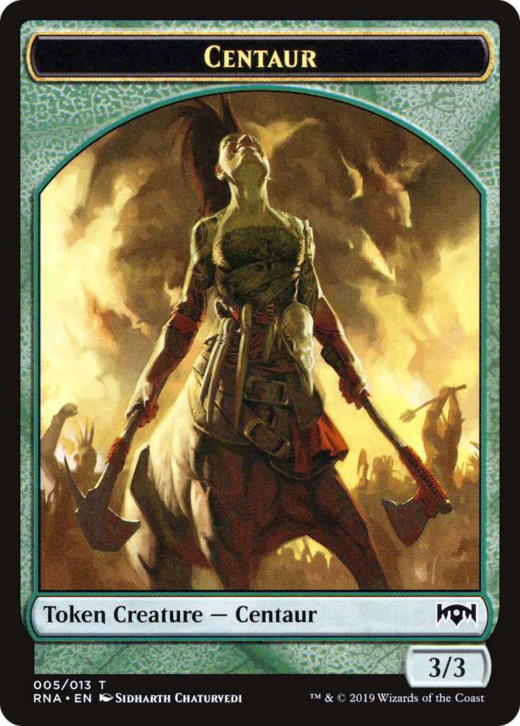 Image of Centaur Token [Ravnica Allegiance Tokens]