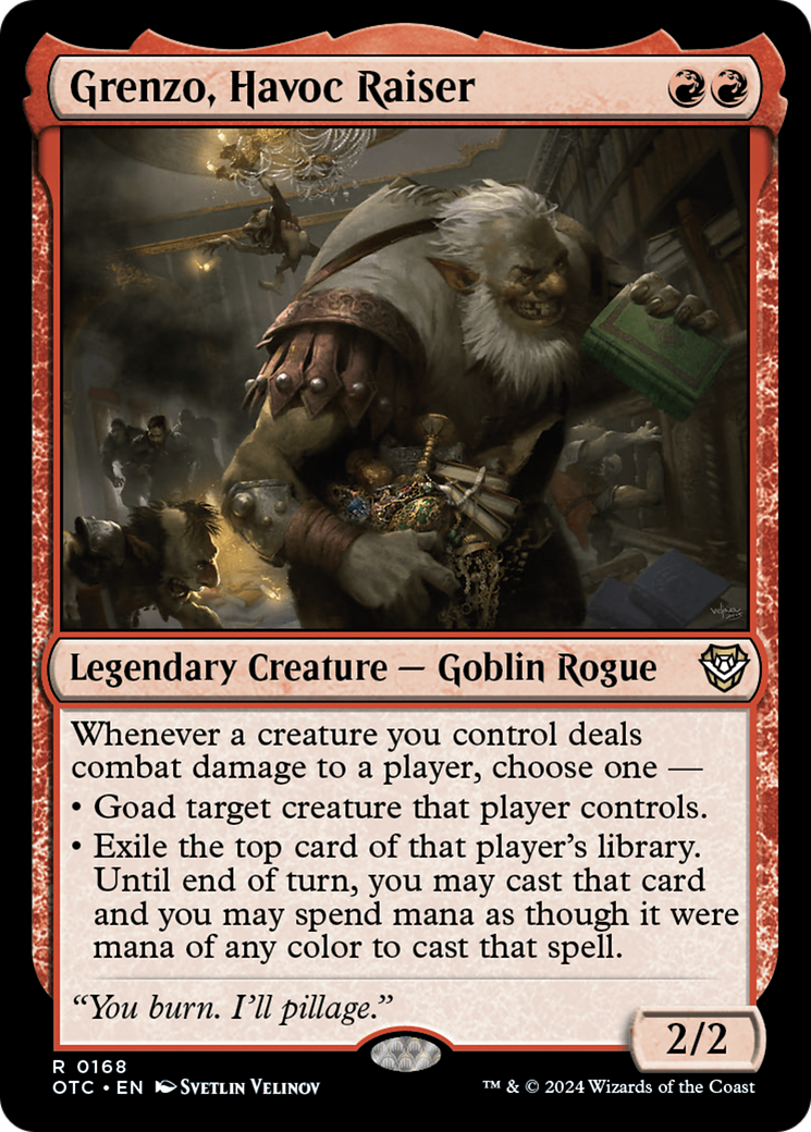 Image of Grenzo, Havoc Raiser [Outlaws of Thunder Junction Commander]