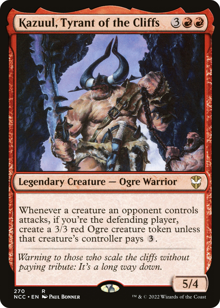 Image of Kazuul, Tyrant of the Cliffs [Streets of New Capenna Commander]