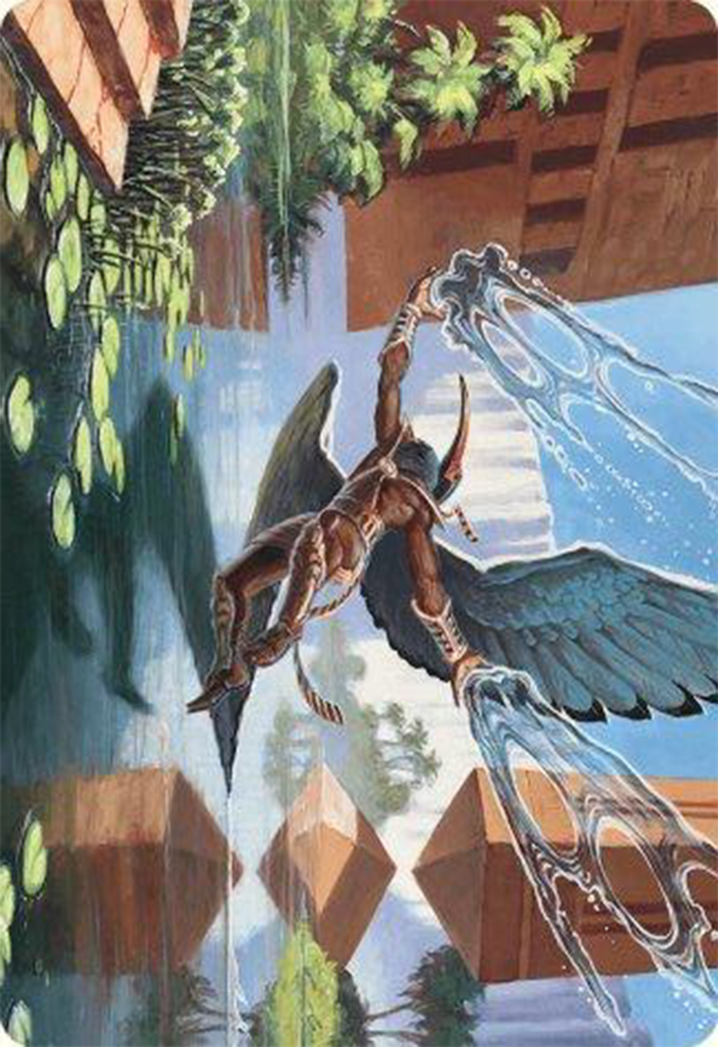 Image of Nadu, Winged Wisdom Art Card [Modern Horizons 3 Art Series]
