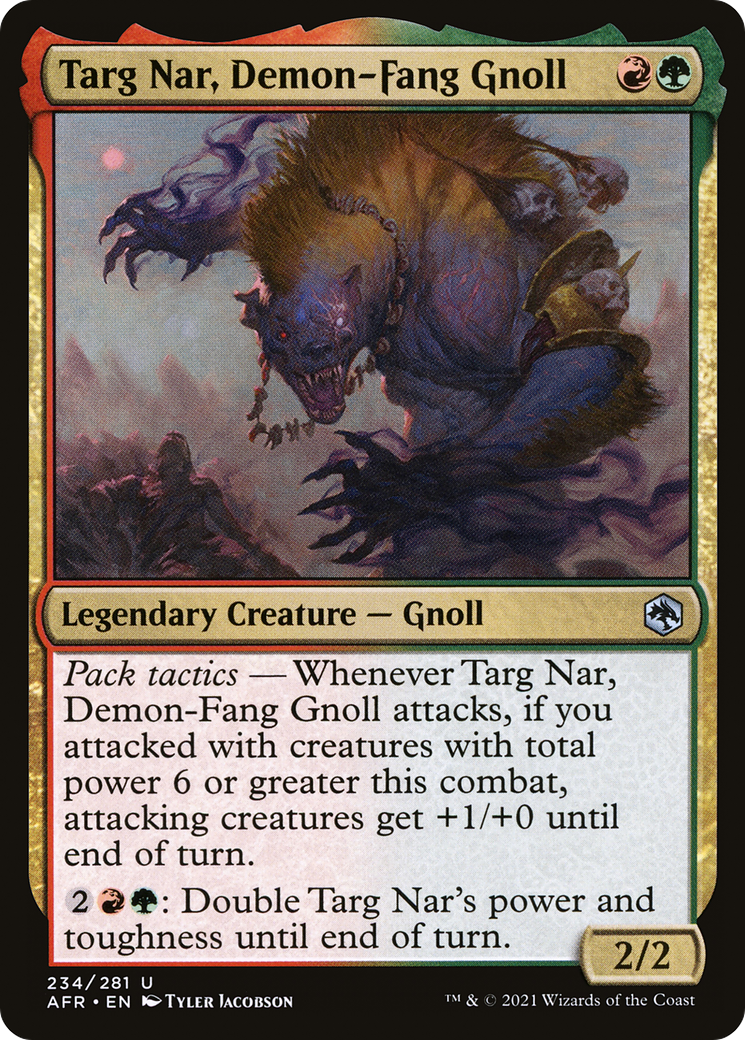 Image of Targ Nar, Demon-Fang Gnoll [Dungeons & Dragons: Adventures in the Forgotten Realms]