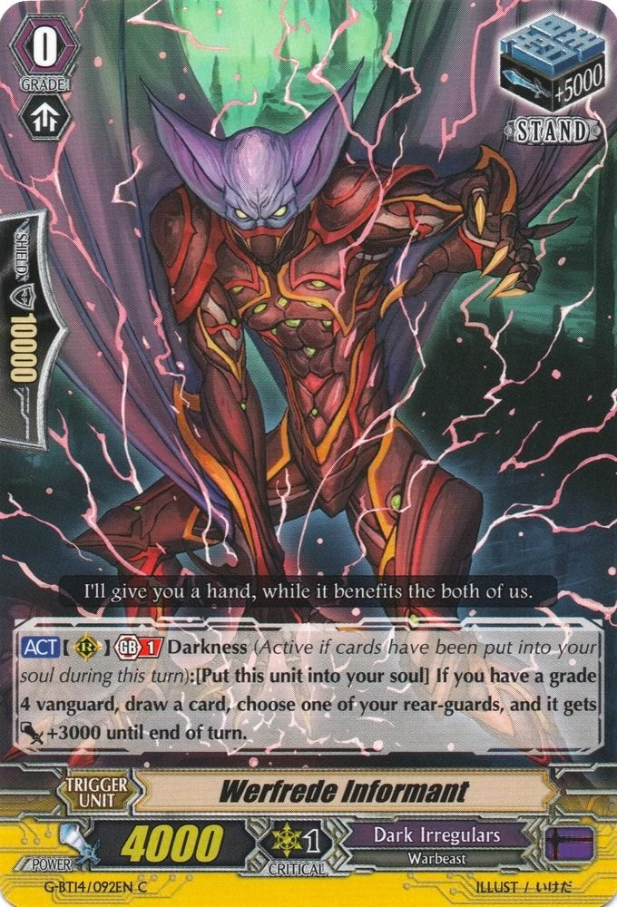Image of Werfrede Informant (G-BT14/092EN) [Divine Dragon Apocrypha]