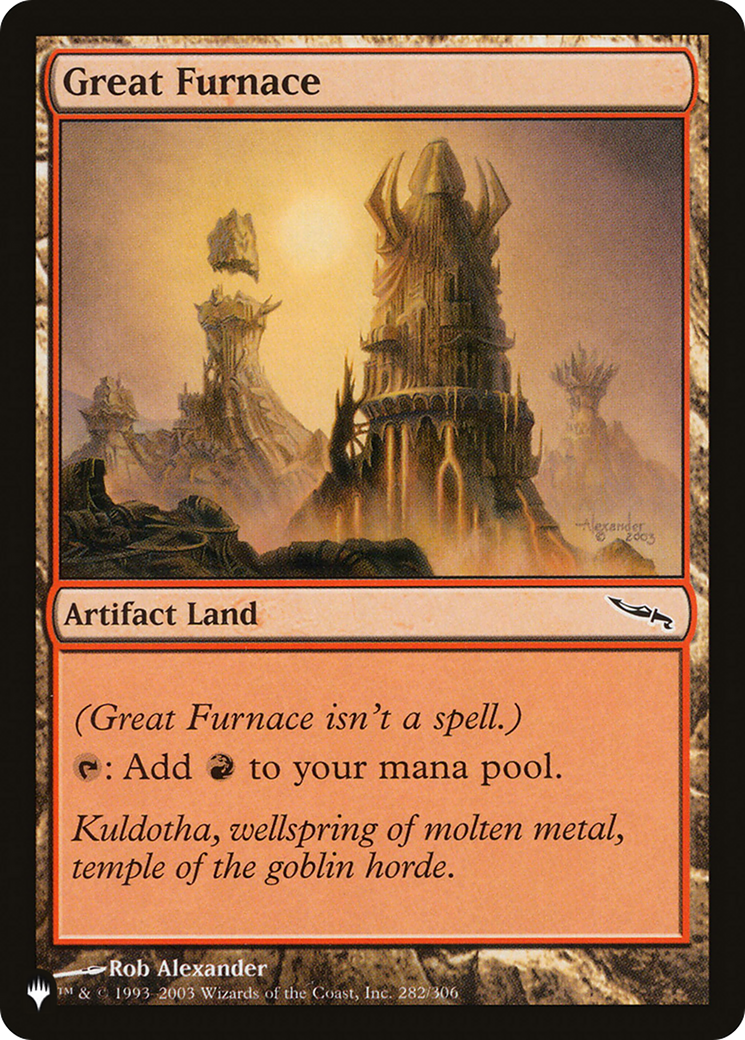 Image of Great Furnace (MRD) [The List]