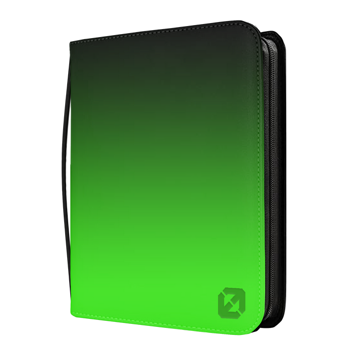 Image of NEON GREEN TOPLOADER BINDER 3X3 EVORETRO SHIELD+