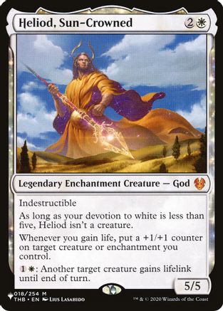 Image of Heliod, Sun-Crowned [The List]
