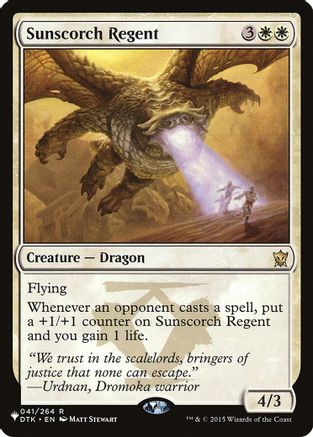 Image of Sunscorch Regent [The List]