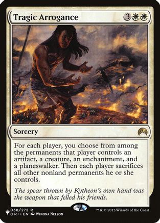Image of Tragic Arrogance [The List]