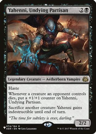 Image of Yahenni, Undying Partisan [The List]