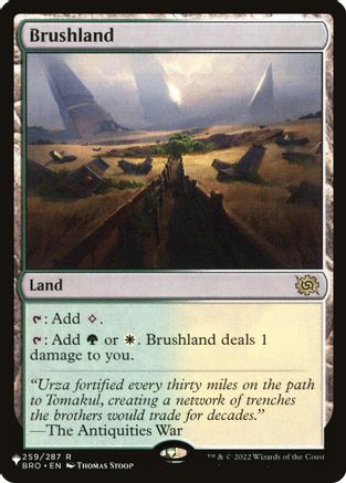 Image of Brushland [The List]