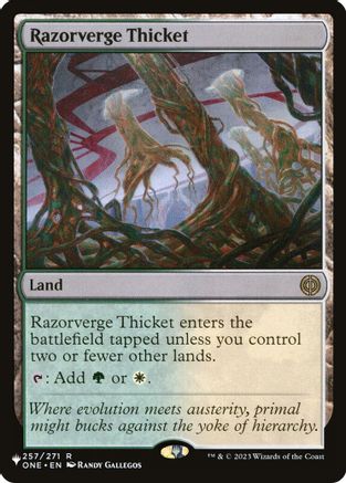 Image of Razorverge Thicket [The List]