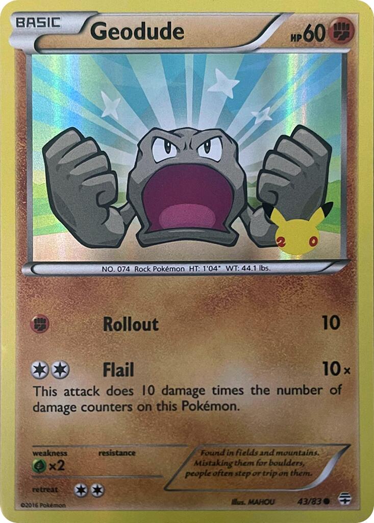 Image of Geodude (043/083) [Celebrations: 25th Anniversary]