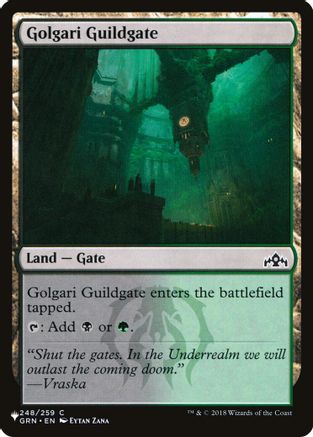 Image of Golgari Guildgate [The List]