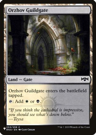 Image of Orzhov Guildgate (253) [The List]
