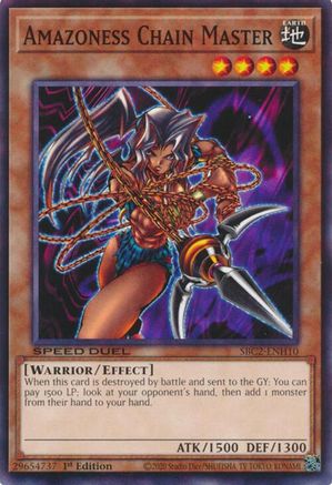 Image of Amazoness Chain Master [SBC2-ENH10] Common