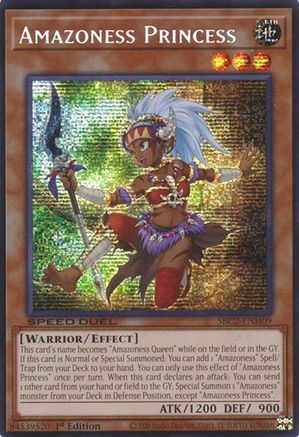 Image of Amazoness Princess (PSR) [SBC2-ENH09] Prismatic Secret Rare