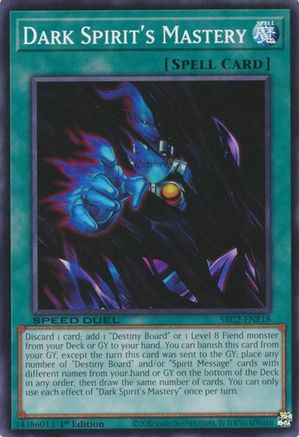 Image of Dark Spirit's Mastery [SBC2-ENE18] Common