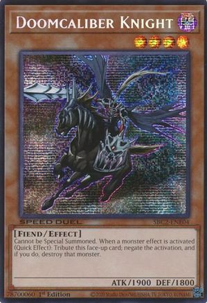 Image of Doomcaliber Knight (PSR) [SBC2-ENE04] Prismatic Secret Rare