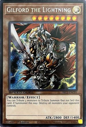 Image of Gilford the Lightning (PSR) [SBC2-ENC01] Prismatic Secret Rare