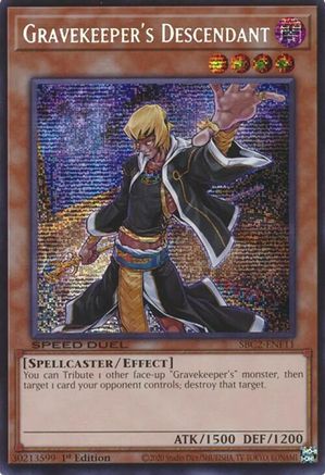 Image of Gravekeeper's Descendant (PSR) [SBC2-ENF11] Prismatic Secret Rare