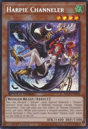 Image of Harpie Channeler (PSR) [SBC2-ENH04] Prismatic Secret Rare